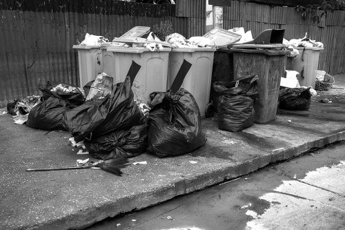 Rickmansworth town center with clean streets